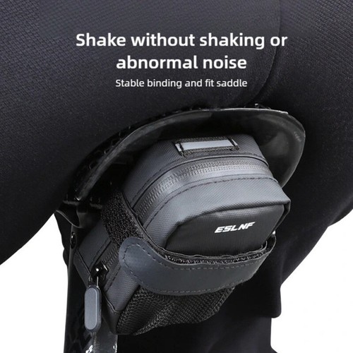 ESLNF Bicycle Tail Bag Large Capacity Saddle Bag Waterproof Riding Accessories - Picture 4 of 6