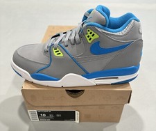 ¡EXTREMADAMENTE RARO! Nike Air Flight 89 Talla 10.0 Sigilo/Neptuno/Acción 306252-030