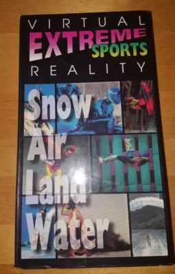 VIRTUAL REALITY EXTREME SPORTS SNOW AIR LAND WATER Rare Obsuce Vhs Tape