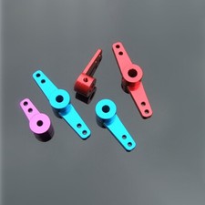 Bunte Aluminium Lenkarm Single/Dual Arm für RC Modell Boot Kipphebel Ruderteile