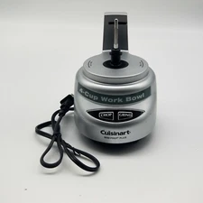 Cuisinart Mini-Prep Plus 4 Cup Food Processor DLC-4CHB Motor Base Only Tested!