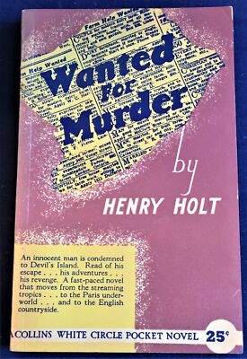 Henry Holt / WANTED FOR MURDER 1945