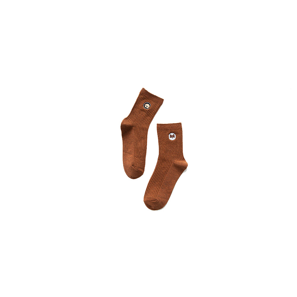 Womens Ankle Athletic Socks Cotton Funny Dog Spring Summer C