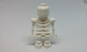 Lego Ninjago Skulkin Skeleton 1 1/2" Blk eye Skeleton Bone Authentic Minifigure