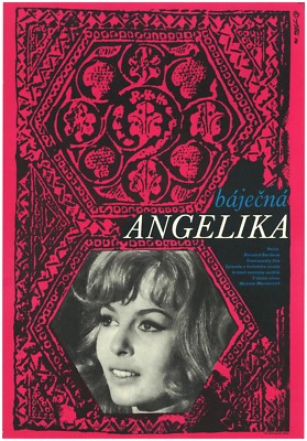 ANGELIQUE: THE ROAD TO VERSAILLES Original Artistic Czech A3 Movie Poster 1965