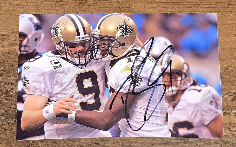 DREW BREES SIGNED AUTO AUTOGRAPH 4x6 PHOTO NEW ORLEANS SAINTS HOF