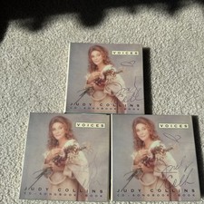 VOICES By Judy Collins - cd /songbook/ book Mint Condition** signed by author. 