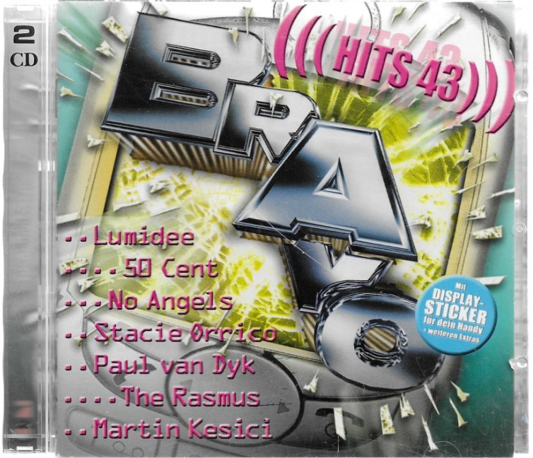 Bravo Hits 43 - 2 CD Best Of Compilation Album - 40 Tracks - Very Good