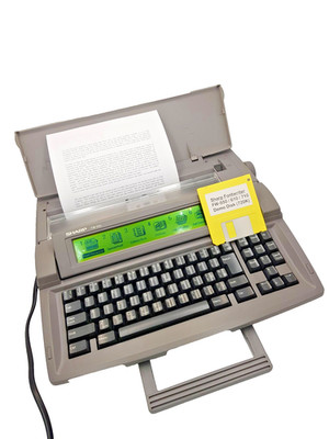 Sharp Schriftschreiber FW-550 Textverarbeitung elektronische Schreibmaschine Diskettenlaufwerk Vintage