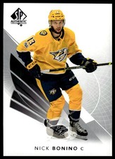 2017-18 SP Authentic Nick Bonino #52