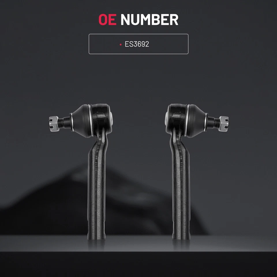 4x Front Outer Tie Rod End+Ball Joint Left & Right For Subaru Legacy Impreza - Изображение 3 из 4