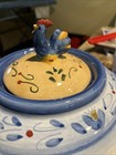 Blue Rooster Teapot with Spout Strainer - Whimsical Fun Rooster Decor — photo 2