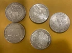 (5) .999 Fine Silver Round 1 oz - 4 Different Designs