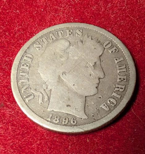 1896-S Barber Dime — photo from the most recent tracked eBay sale