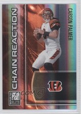 2007 Donruss Elite Chain Reaction Black 82/400 Carson Palmer #CR-22 0f4