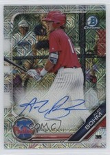 2019 Bowman Mega Box Chrome Mojo Auto Alec Bohm #BMA-AB Auto 1oz2