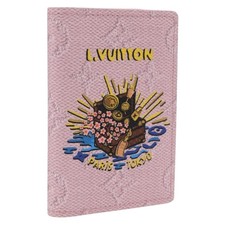 LOUIS VUITTON Monogram Organizer De Poch Card Case Pink M25973 LV Auth 166251SAM