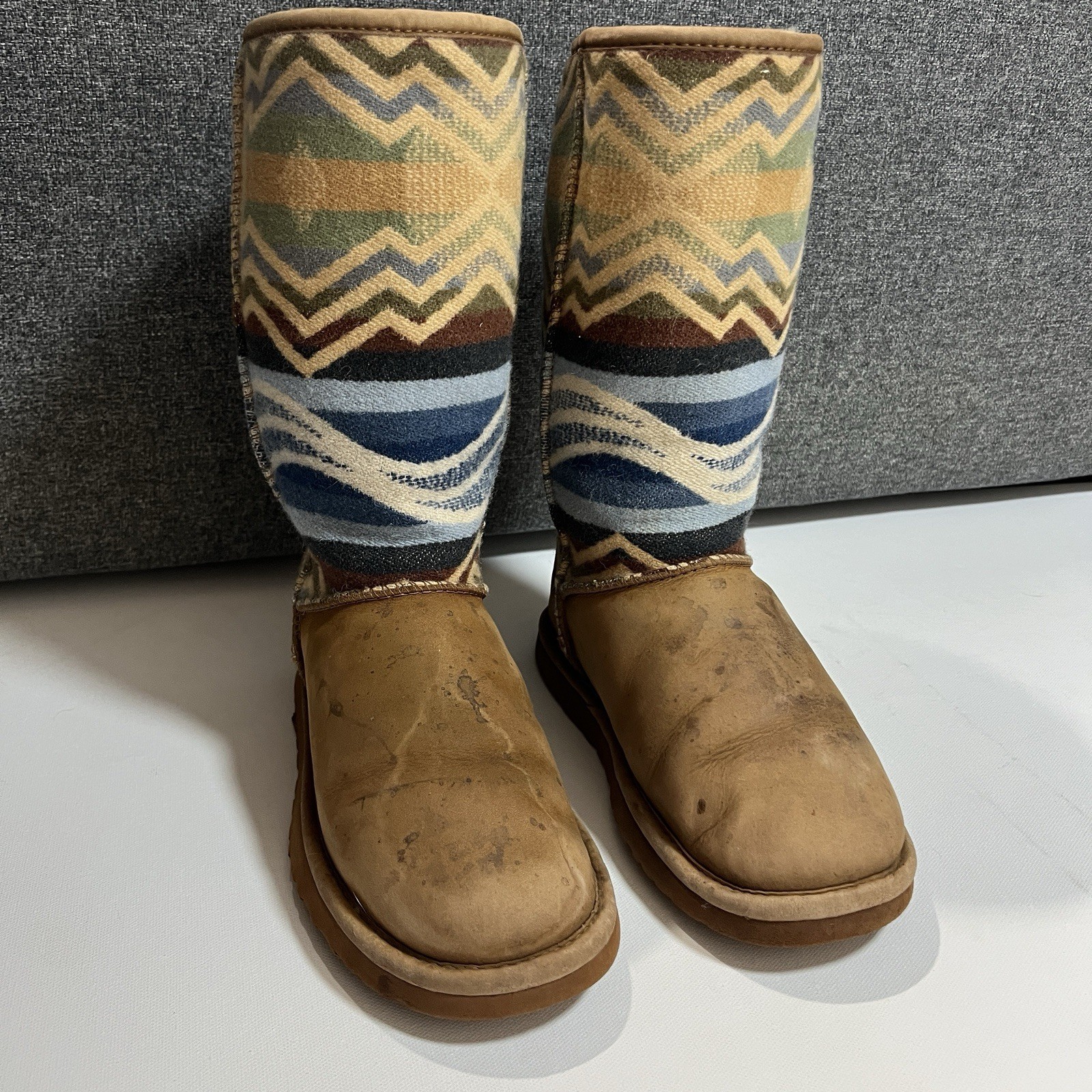 UGG Pendleton Aztec Pattern Tall Boots Women's Si… - image 3