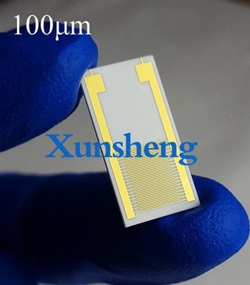 5PCS NEW 100μm large size ceramic interdigital electrode sensor chip 10X20MM