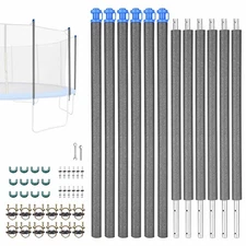 Yescom Universal Trampoline Replacement Enclosure Poles Accessories