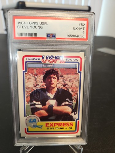 Steve Young #52 1984 Topps USFL card