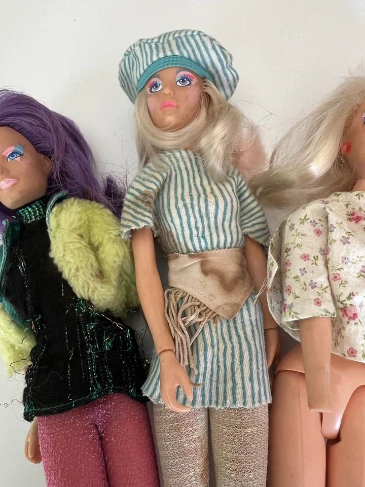 Muñecas Hasbro Jem & the Holograms de colección 3 Estate Find -Necesita TLC Clash Jem Jerrica Foto 3 de 4