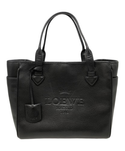 LOEWE Heritage Tote bag Black Leather From Japan