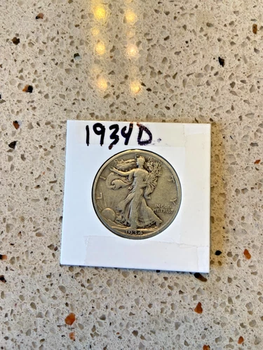 1934D Walking Liberty--Better than Good--Free Shipping