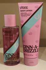 PINK  Cinn-A-Drizzle Body Mist Lotion Set New