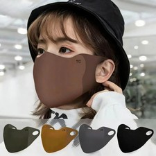 Sun Shield Ice Silk Face Mask Breathable Reusable for Running