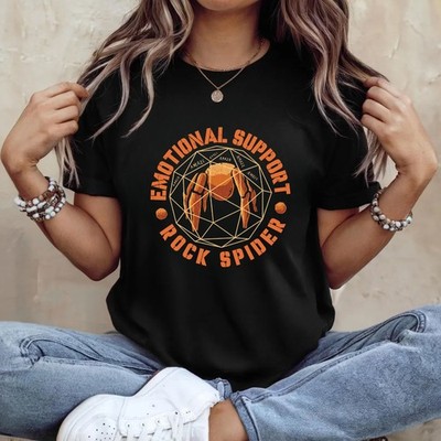T-Shirt Emotional Support Rock Spider - Lustig Sci-Fi Project Hail Movie Tee Top