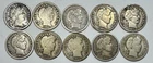 1892 - 1914 Barber 10c Silver Dimes Lot of 10