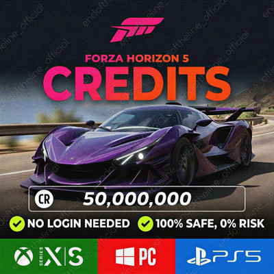  ️ Forza Horizon 5 FH5 Credits  50 M CR | Xbox/PC/PS5 | 100% Safe  