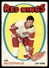 1971-72 O-Pee-Chee VTG OPC Hockey Ab McDonald Detroit Red Wings #134