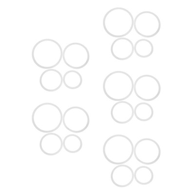 5 Count Schlagzeug Zubehör Drum Dämpfer Ringe Snare Accessoire Accessoires