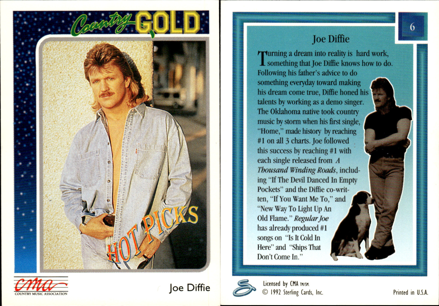 1992 Sterling Country Gold ~ Choose Your Card