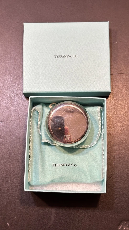 Tiffany & Co. Juguete de regalo de lujo de plata de ley 925 YoYo con caja y bolsa Foto 4 de 4
