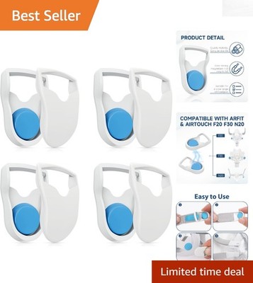 Lightweight Magnetic Headgear Clips for N20, F30i, F40 Masks - 4 Pairs Included