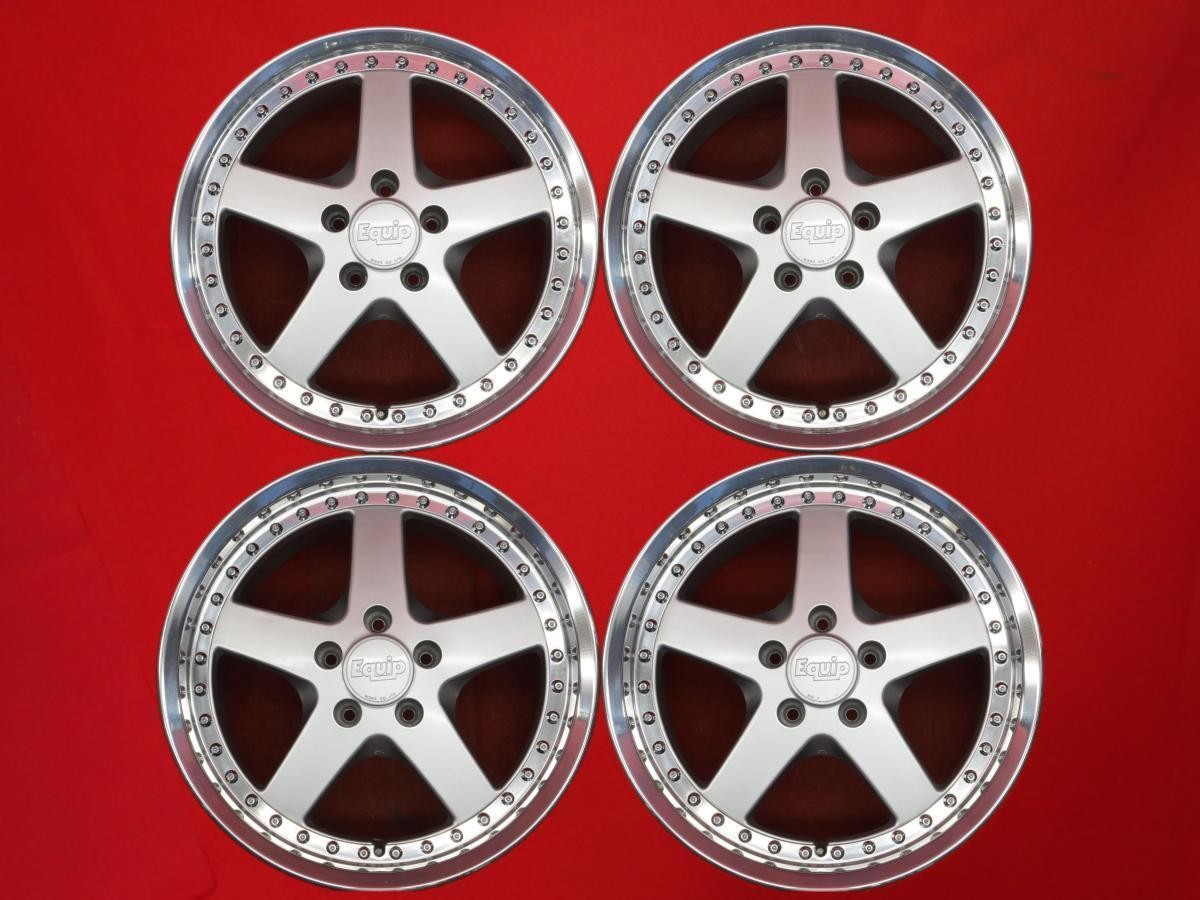 WORK Equip 17インチ 9J +35 PCD114.3 5H 2本 Work Equip Wheels 4 Pieces 8/9J-17 Pcd114.3 5 Holes 43/44 Hub 73