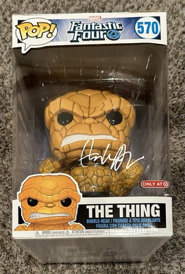 EBON MOSS-BACHRACH SIGNED MARVEL FANTASTIC FOUR THE THING FUNKO POP - JSA COA