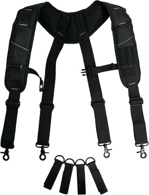 Tool Belt Suspenders Padded Carpenter Construction Electrician Work Suspender wi