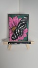 ACEO Original MirandaHavensArt, Butterfly On Flower, Water Color Painting Signed — photo 1