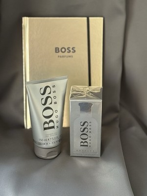 Hugo BOSS BOTTLED 50ml Eau de Toilette + 150ml Duschbad + Notizbuch NEU OVP SET
