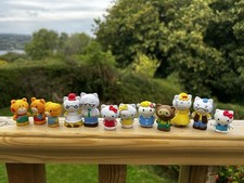Set of 11 Hello Kitty Figures Sanrio  Plus Mega blocks Kitty Figure