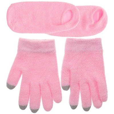  4 STÜCKE GEL Feuchtigkeitsspendende Spa Handschuhe und rissige trockene Haut