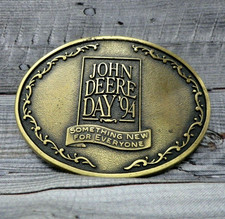 John Deere Day Belt Buckle 1994 Something New for Everyone Vtg JD Co   .CVB216
