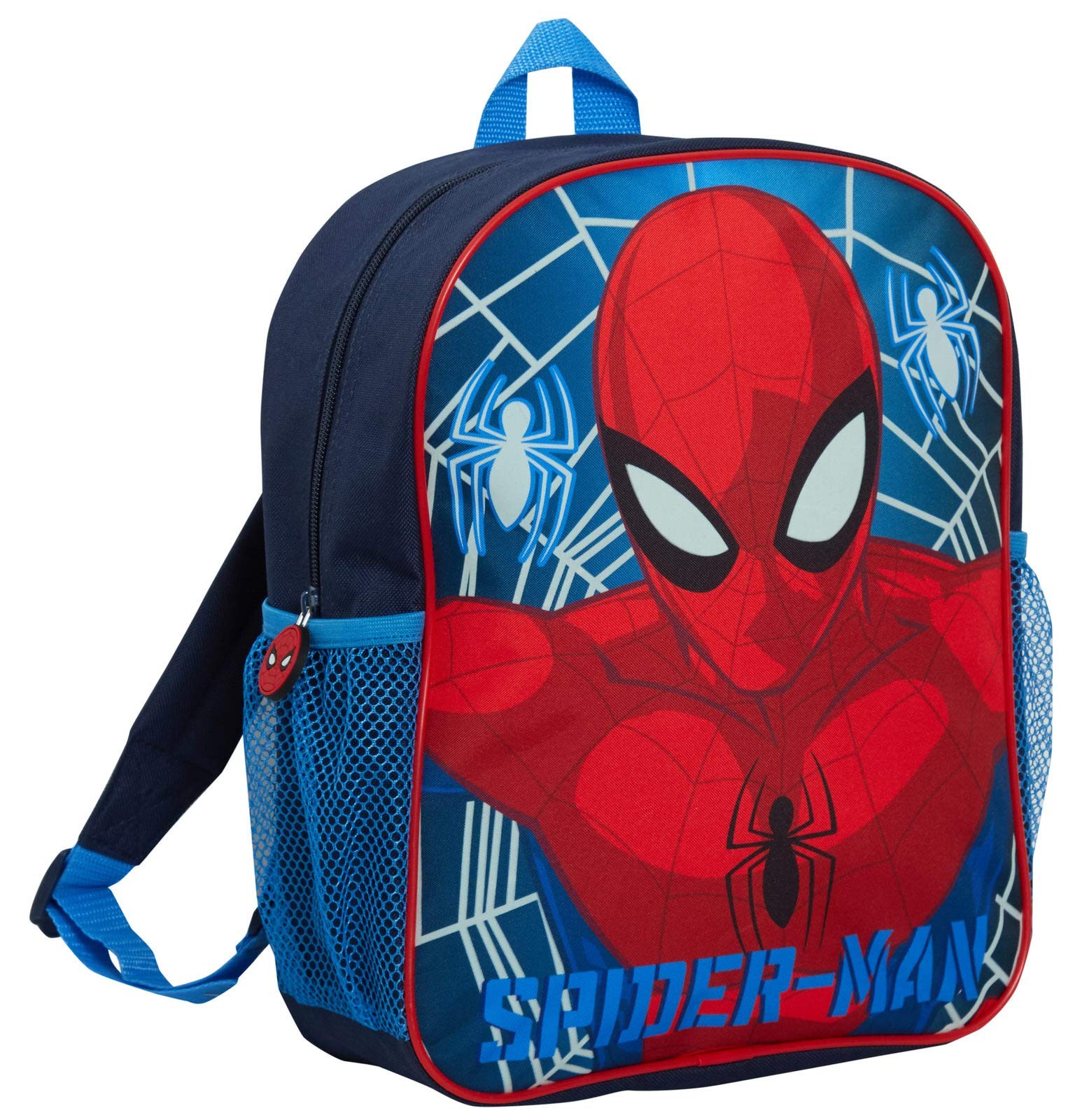 Marvel Spiderman Backpack Glow in The Dark Rucksack Boys One Size, Navy