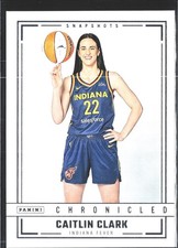 Caitlin Clark Basketball Card 2025 Panini Chronicled Snapshots #97 Indiana Fever
