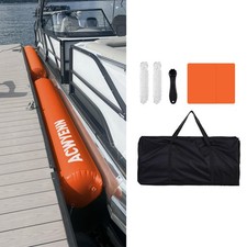 Parachoques inflables para barco 10 x18 gris amarillo muelle guardabarros acoplamiento ACWYENN grande