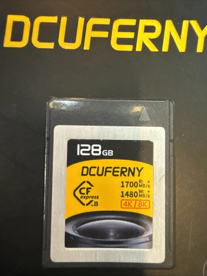 Tarjeta de memoria 128G DCUFFERNY tipo B, hasta 1700 MB/s de lectura 1480 MB/s, Write Raw 4K/8K... Foto 3 de 4